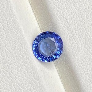 Natural Blue Sapphire - 1.30 Carats Stunning Round Sapphire, Perfect Gift for Her, Top Quality for Any Occasion