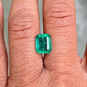 Rare Zambian Emerald: 4.42 Carat Vivid Green Gemstone
