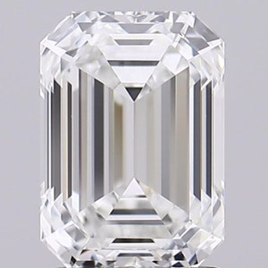 1.81 Carats, IGI Certified , Emerald Cut Diamond , F-VS2 , Lab Grown Diamond , CVD Diamond