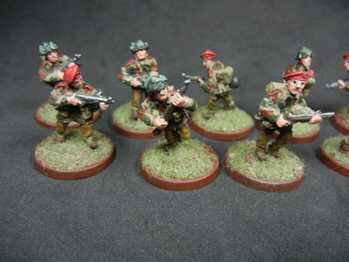 Custom Painted Bolt Action 1/56 28mm British Airborne Etsy