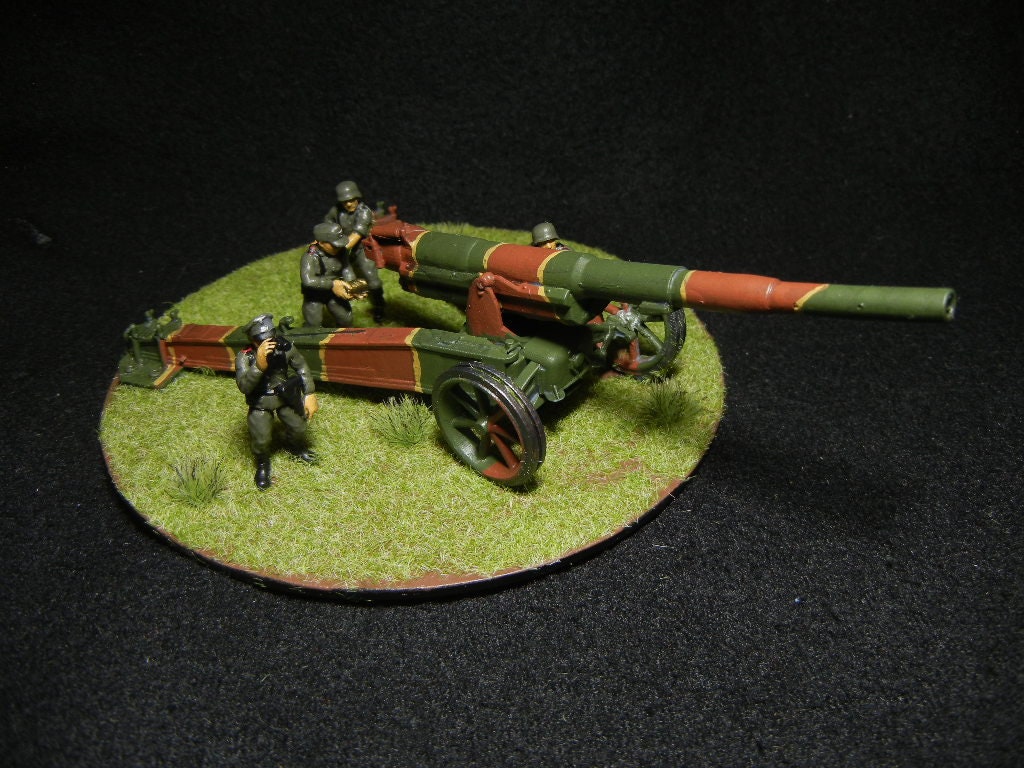 Custom Painted Bolt Action 1/56 28mm German 155mm gun and Etsy