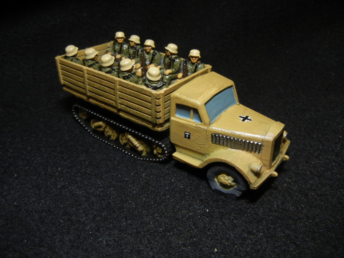 Custom Painted Bolt Action 1/56 28mm German Afrika Korps Etsy