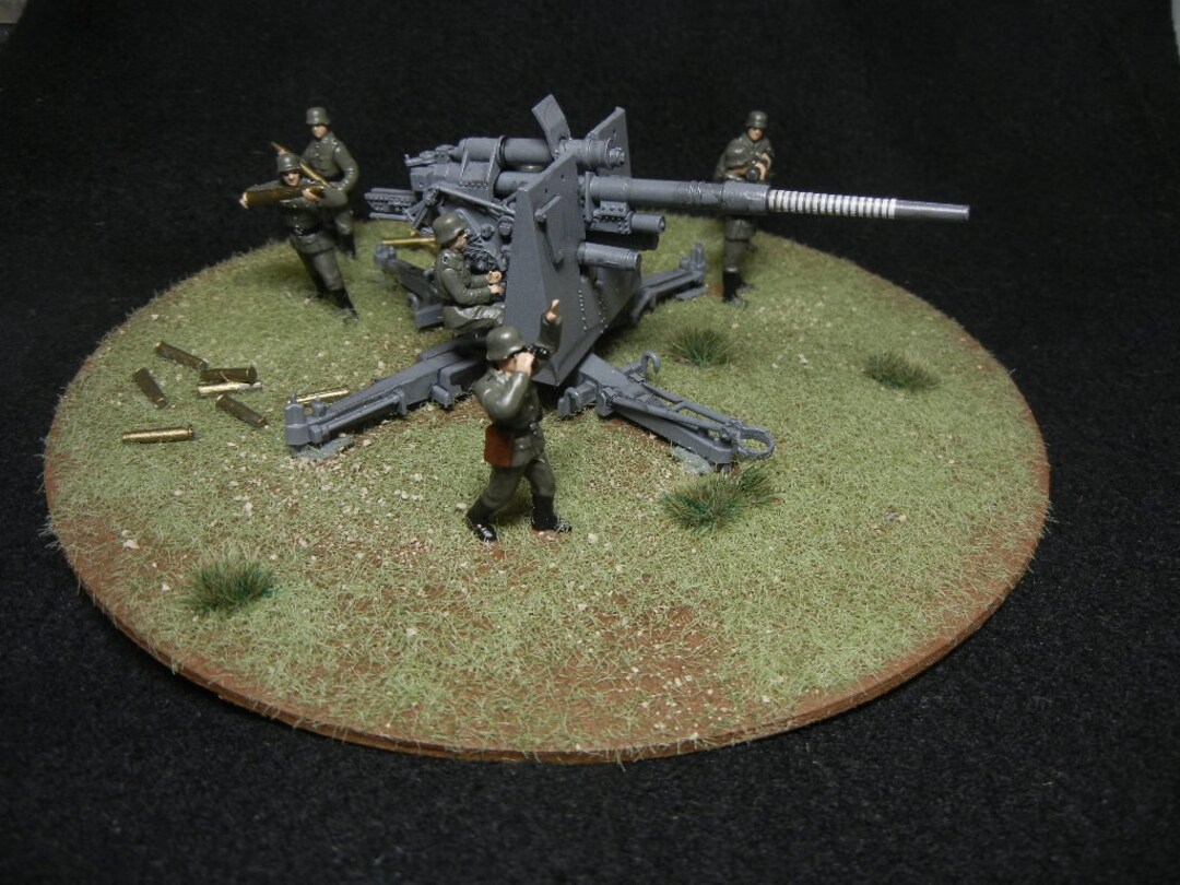 Custom Painted Bolt Action 1/56 28mm German 88mm Gun With Etsy