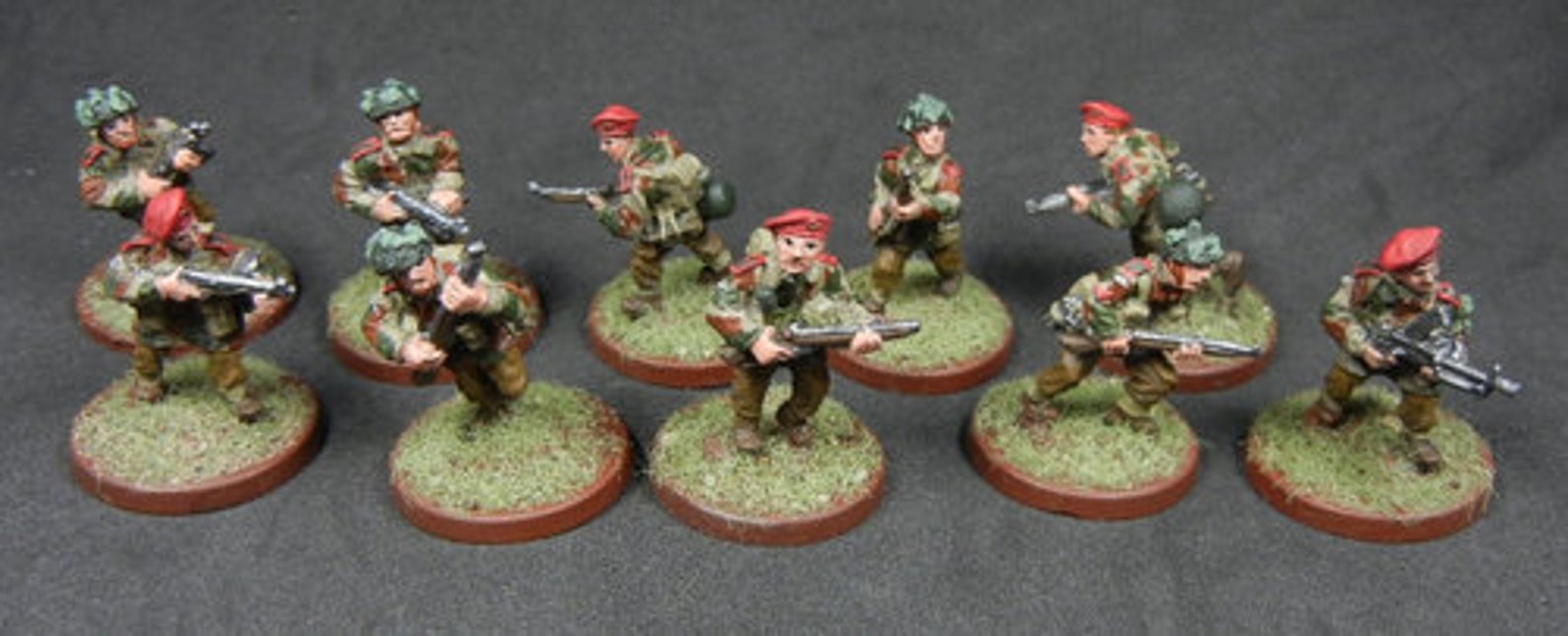 Custom Painted Bolt Action 1/56 28mm British Airborne Etsy