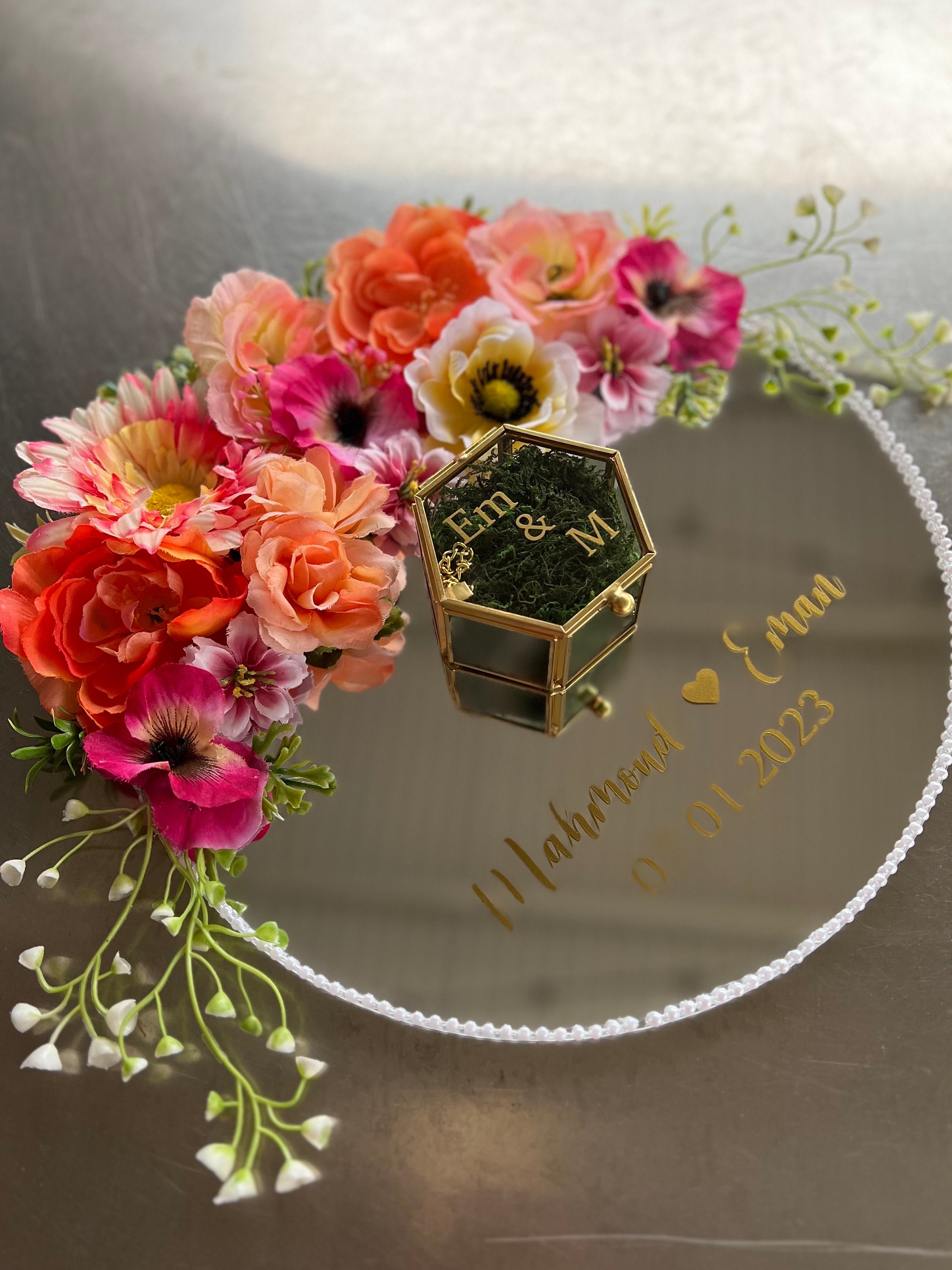 25 Newest Engagement Ring Tray Designs you've Never Seen Before |  WeddingBazaar | Diy wedding ring, Wedding gift items, Wedding design  decoration