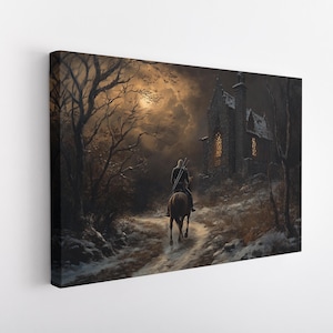Witcher Canvas Print, Geralt of Rivia Poster Print, Framed Witcher Art, Witcher Painting, Geralt of Rivia Painting, Witcher Poster Print