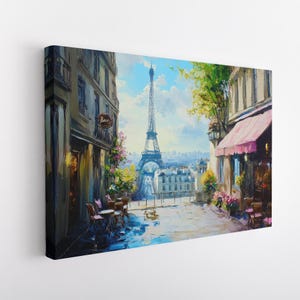 Eiffel Tower Canvas print, Paris Canvas Print, Paris Painting, Paris Wall Decor, France Painting, France Wall Decor, Paris Gift Decor