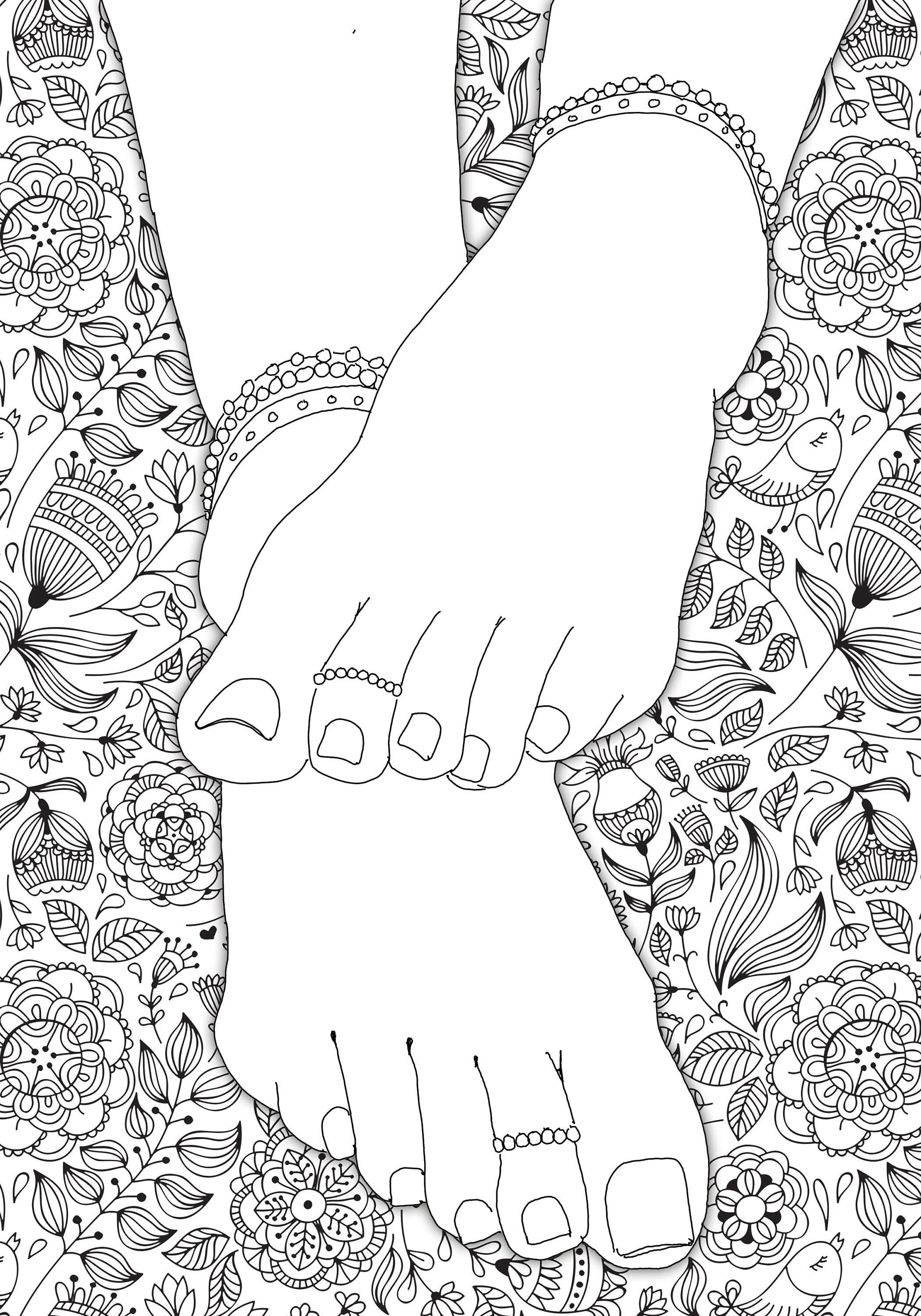 Foot Fetish Erotic Coloring Book for Adults Erotic Coloring - Etsy