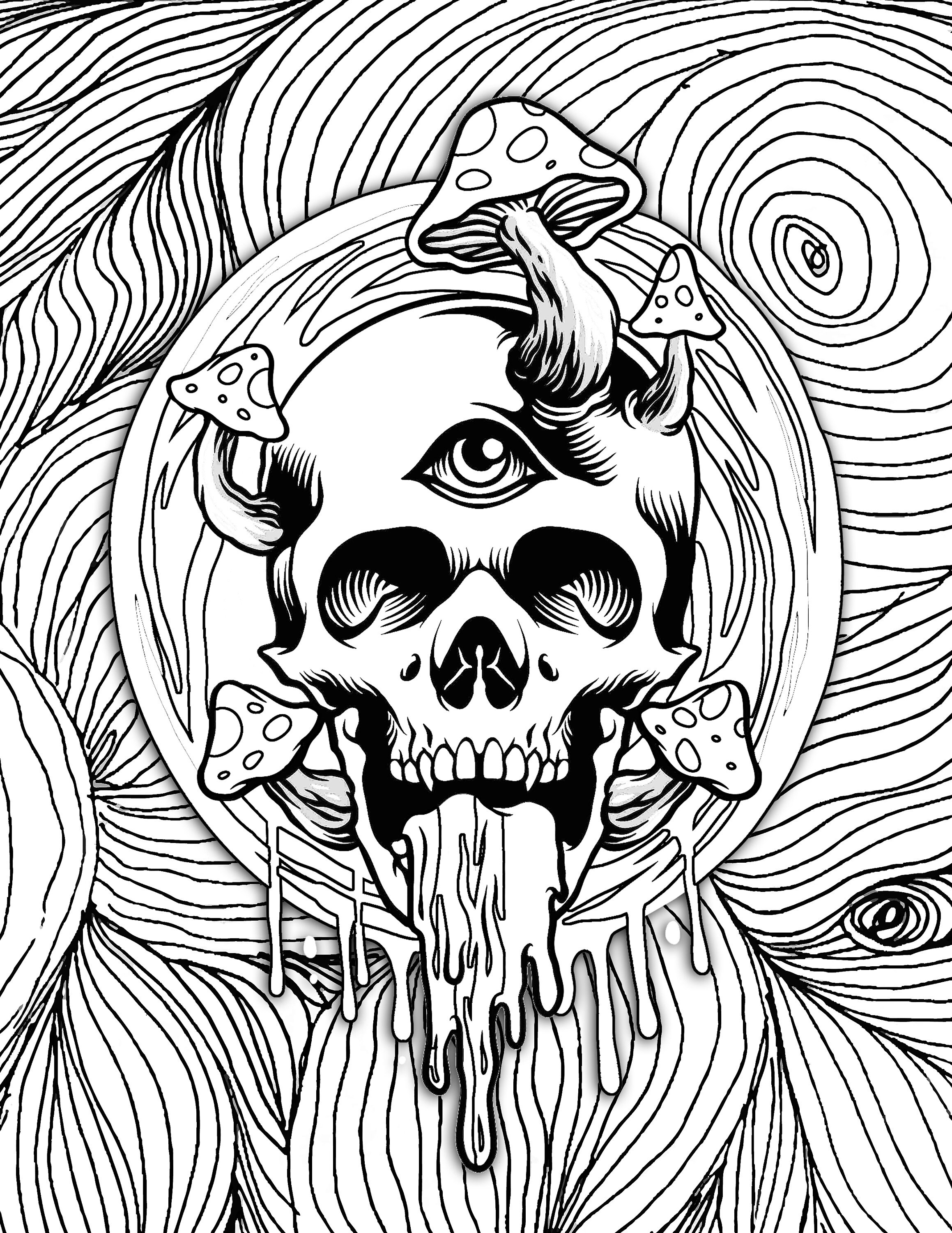 Stoner Coloring Book for Adults: Cartoon Stoner Coloring Book | Etsy