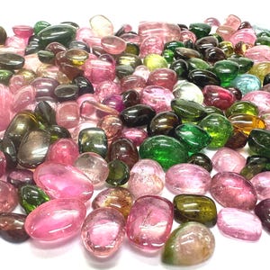 Cabujón de turmalina natural, cabujón de turmalina múltiple, cabujón de turmalina, piedra preciosa suelta, piedra natal de octubre, lote de turmalina, para joyería