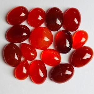 Cabochão de ônix laranja natural, lote de preço de atacado, pedra preciosa de ônix laranja, pedra preciosa solta de ônix laranja, anel de joalheria para fazer ônix laranja
