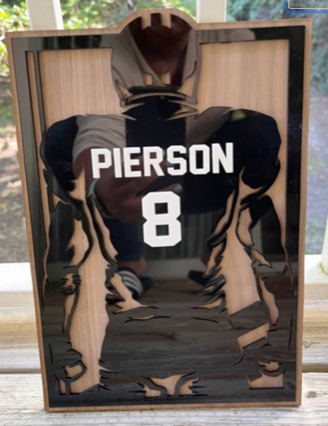 Personalized Football Sign Football Plaque Personalized - Etsy