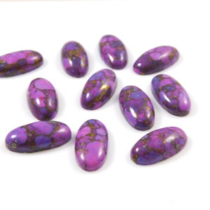 Purple  Mohave Turquoise Cabochon Size 5x10mm to 12x24mm oval Shape Arizona mohave turquoise flat back Calibrated Loose Stone,Jewelry Making