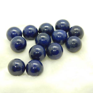 Blauwe Saffier Korund Bol Ballen Geverfde saffier Losse Edelsteen Ballen Bol handgesneden Saffier Ballen Grootte 5mm tot 12mm Kristallen Bollen
