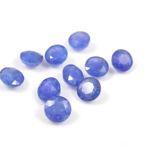 Natural Tanzanite Faceted Round Shape Cut Stone Size 4mm to 12mm Natural Loose Gemstone| Genuine Loose Tanzanite | Natural Blue Tanzanite