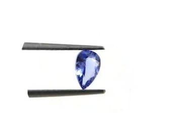 Faceted Pear Tanzanite Gemstone: AAA Quality, Jewelry Making (3x4mm to 7x10mm