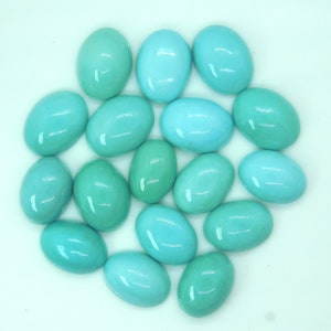 Natural  Compitos Turquoise  oval Shape Cabochon Loose Gemstone, Wholesale Natural Arizona Turquoise oval  Cabochon, Size  4x6mm to 15x20mm