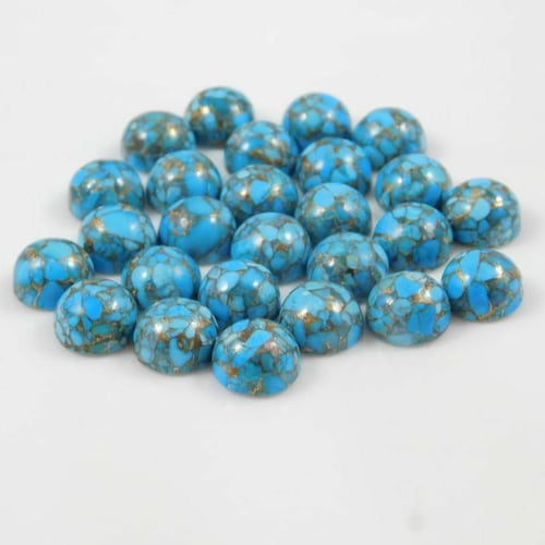 AAA ロンドンブルートパーズ宝石：ラウンドファセットルースストーン