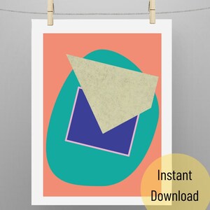 FLORENCE | Abstract art | Minimalist art | Digital print | Wall decor