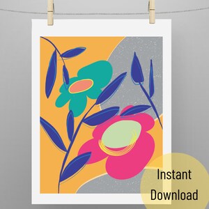 Faye | Abstract art | Minimalist art | Digital print | Wall decor