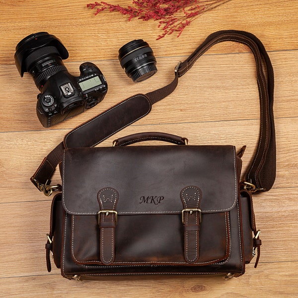 Leather Camera Bag Etsy