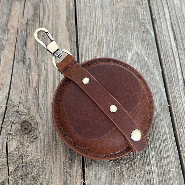 Leather Coin Purse, Genuine Leather Coin Bag, Coin Pouch Keychain, Money Pouch, Coin Holder, Airpod Case Cover,Coin Purse Keychain,