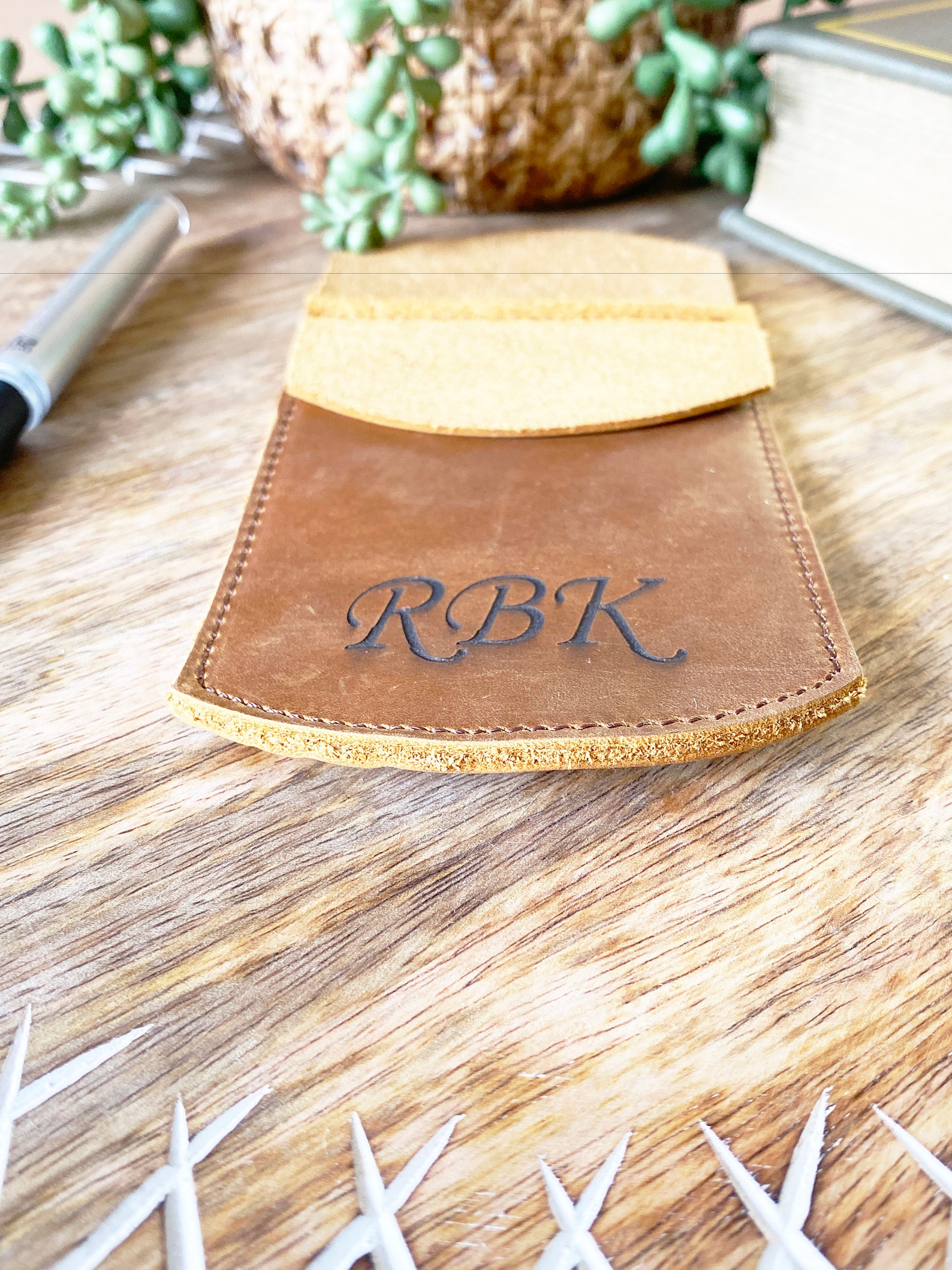 Personalized Handmade Leather Fountain Pen Holder Leather Pen Etsy