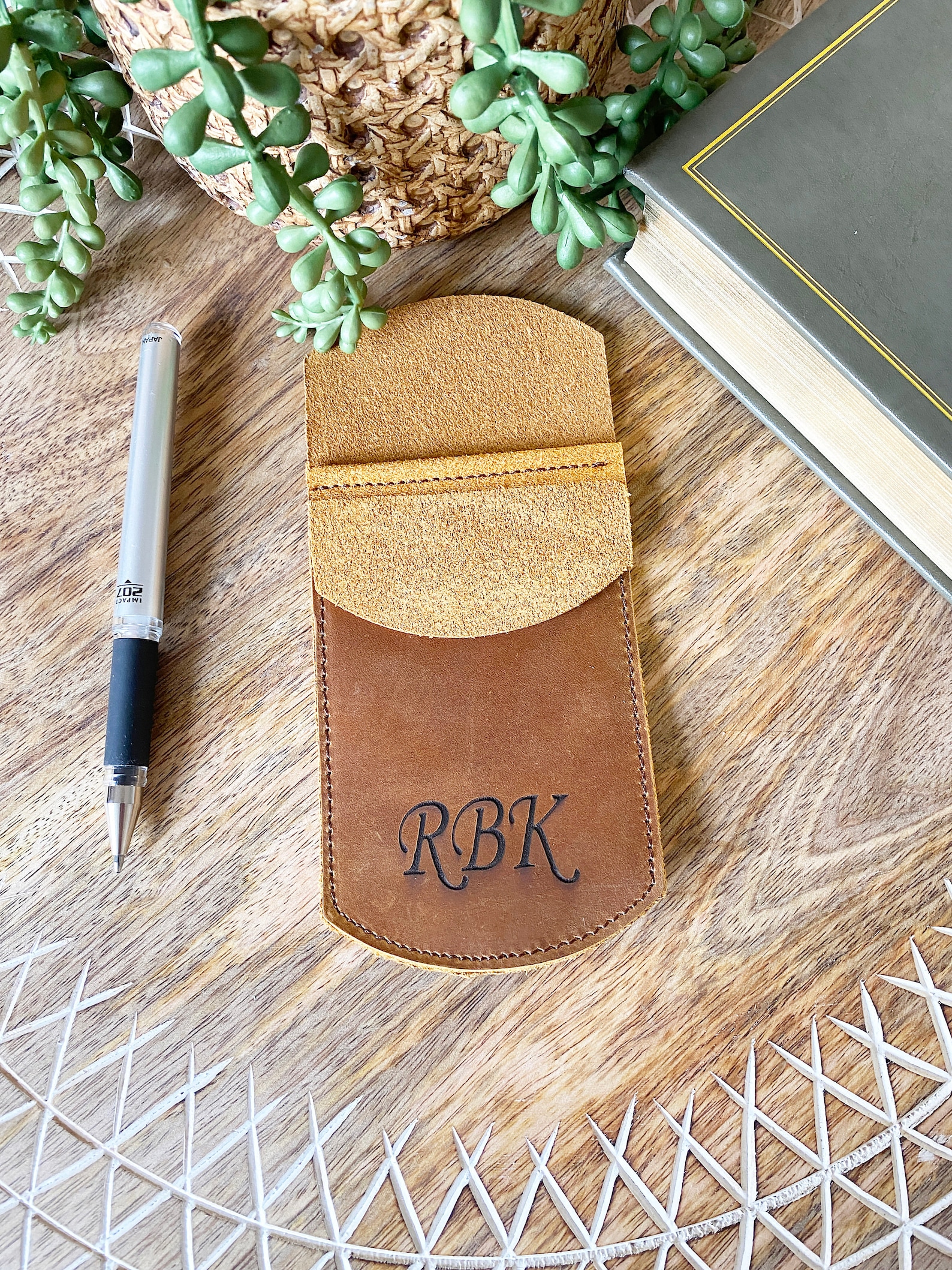 Personalized Handmade Leather Fountain Pen Holder Leather Pen Etsy