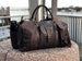 Personalized Leather Duffel Bag, Full Grain Leather Weekender Bag, Sports Gym Bag with Shoes Compartment, Large Leather Travel Bag 