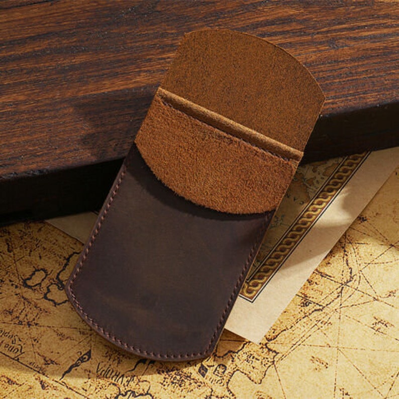 Personalized Handmade Leather Fountain Pen Holder Leather Pen Etsy