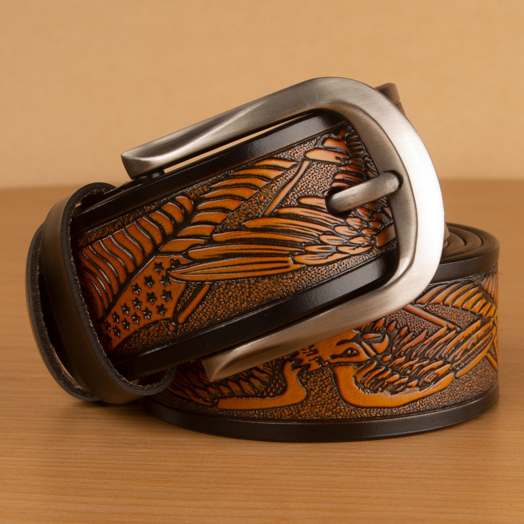 personalized western belts