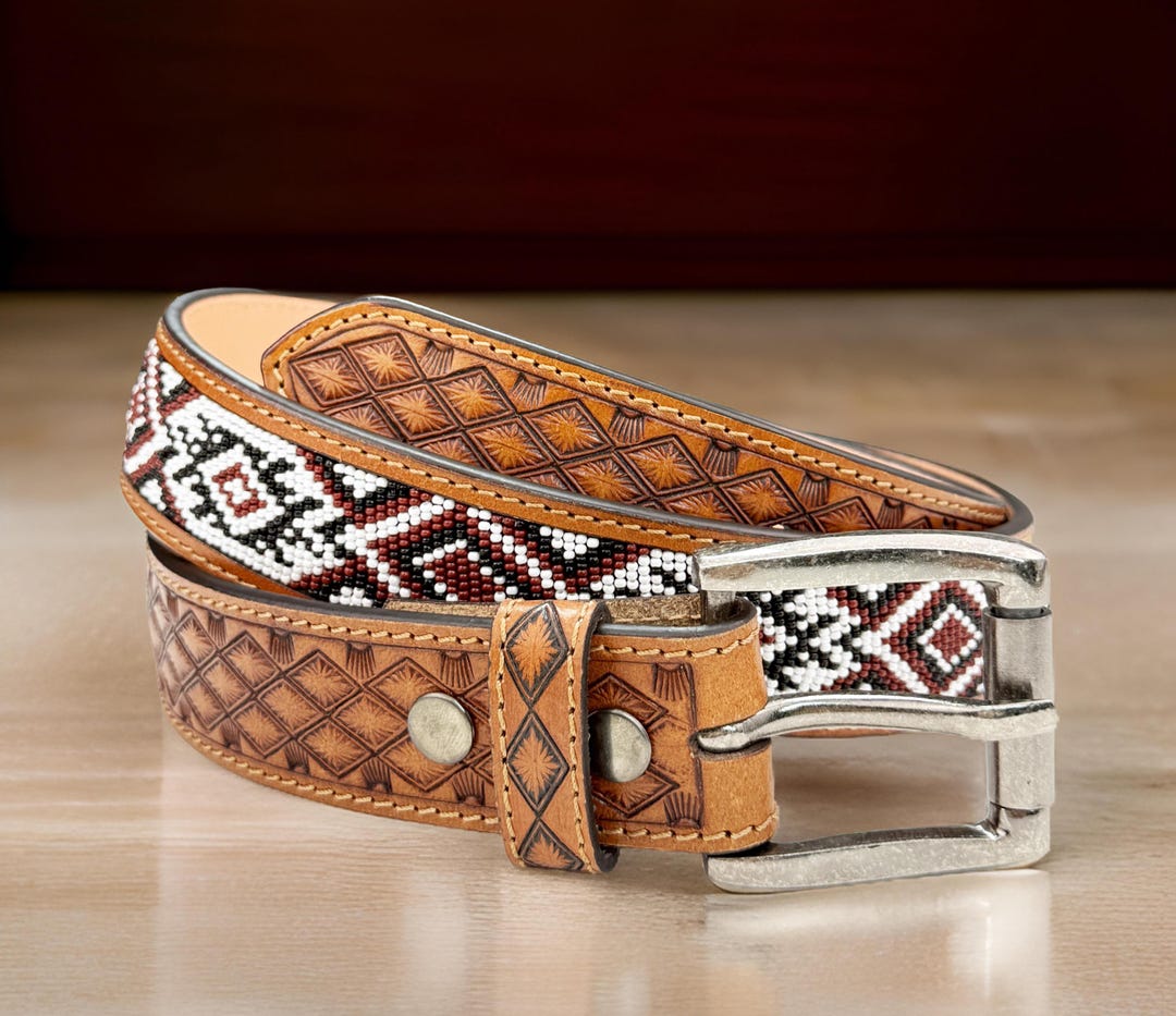Handmade Retro First Layer Cow Leather Belt
