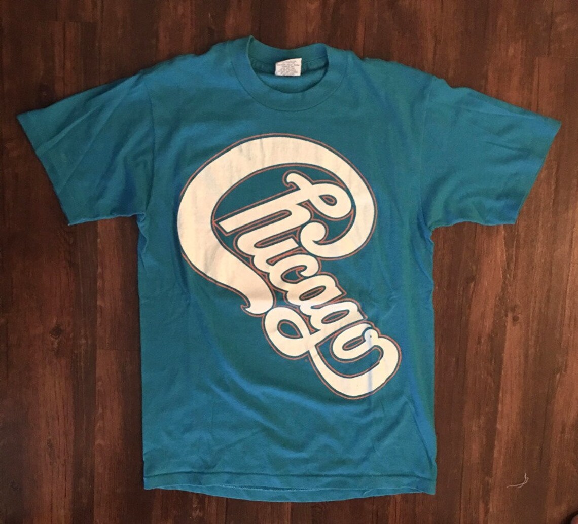 Vintage Chicago BAND World Tour 19861987 TeeShirt Etsy