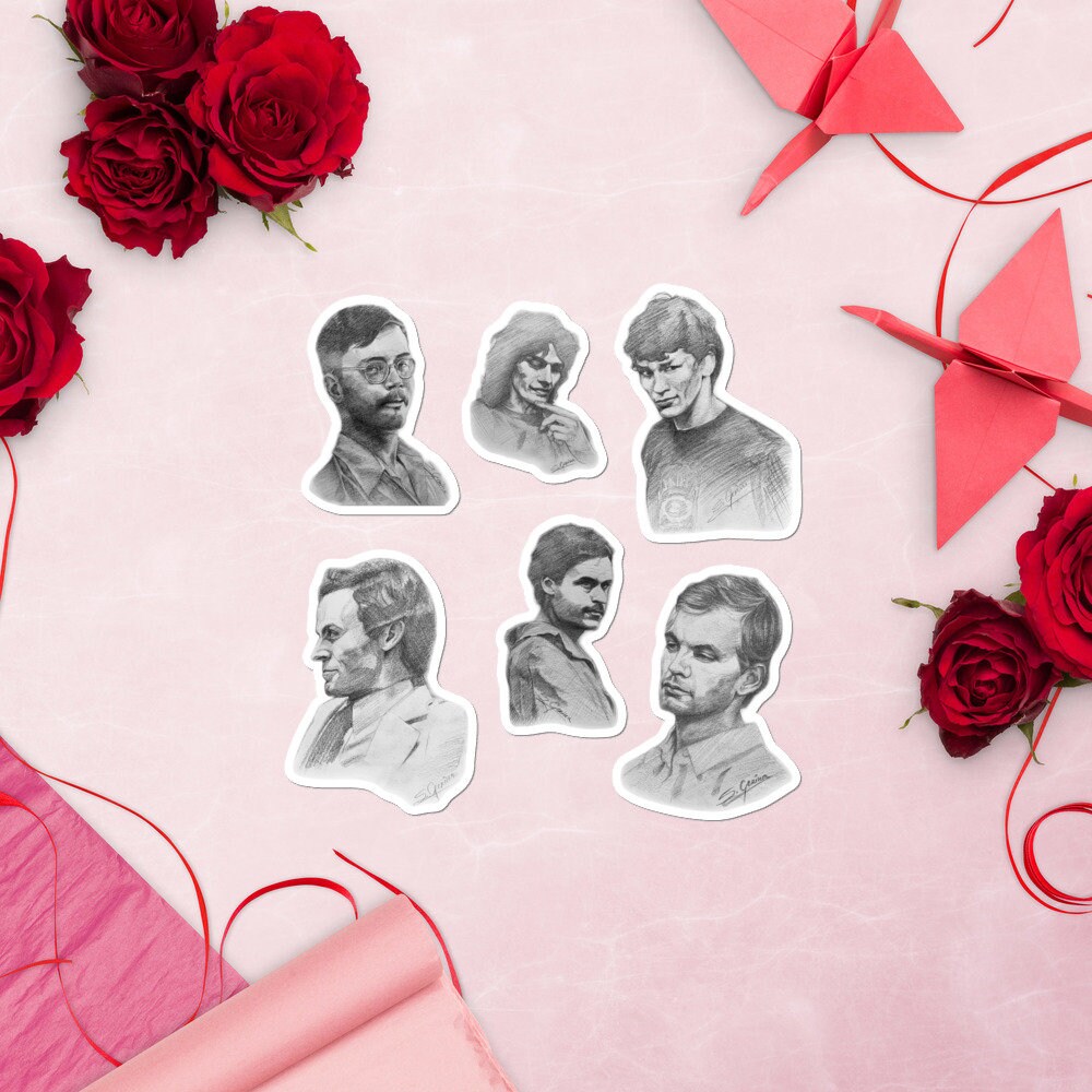 Serial Killers Sticker Pack Etsy