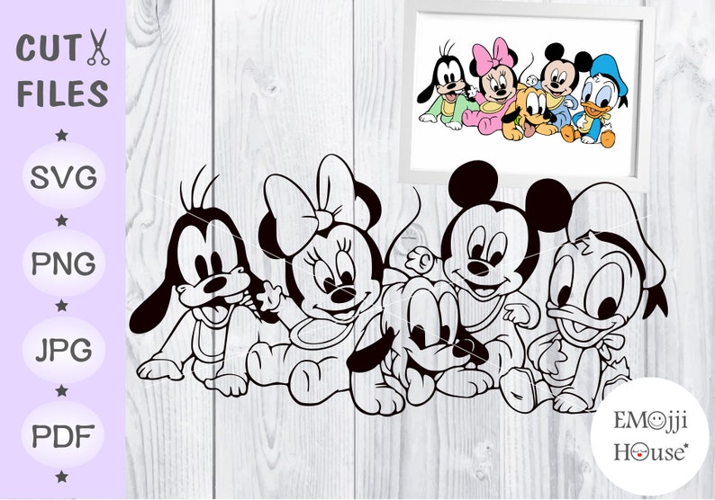 Download Baby Mickey SVG png Disney Cute Mickey Minnie mickey mouse ...