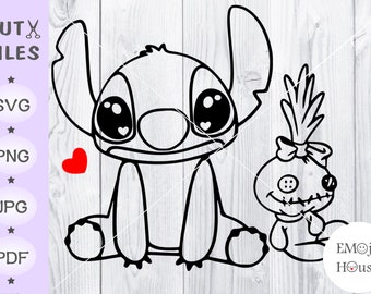 Lilo Stitch Clip Art Etsy