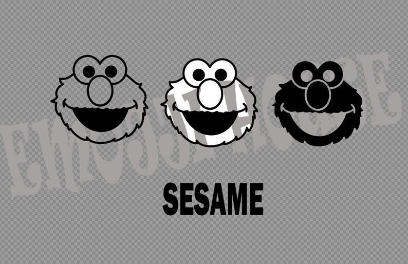 Download Tops Tees Clothing File For Silhouette Printable File File For Cricut Clipart Elmo Svg Sesame Street Svg