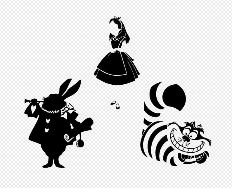Download Alice in Wonderland svg Cheshire Cat svg cat svg | Etsy