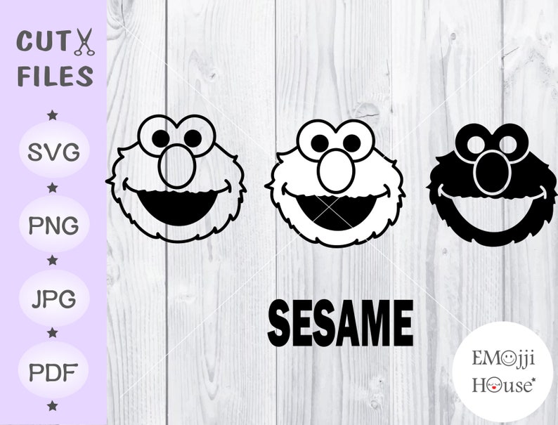 Download Tops Tees Clothing File For Silhouette Printable File File For Cricut Clipart Elmo Svg Sesame Street Svg