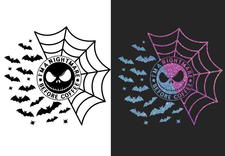 Nightmare Before Christmas Tumbler SVG