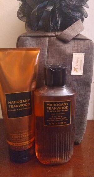 Bath & Body Works Mahogany Teakwood Spa Kit 