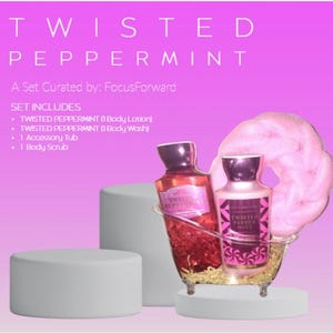 Bath and Body Works Twisted Peppermint Spa Kit