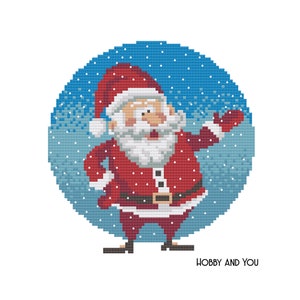 Christmas Santa Claus  | Santa Christmas | Xmas | New Year | Holiday | Merry Christmas | Cross Stitch Pattern PDF