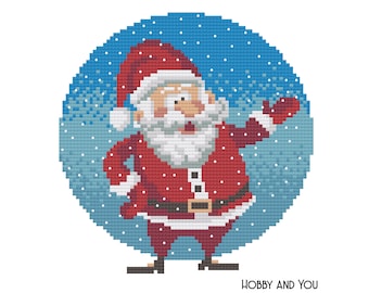 Christmas Santa Claus  | Santa Christmas | Xmas | New Year | Holiday | Merry Christmas | Cross Stitch Pattern PDF