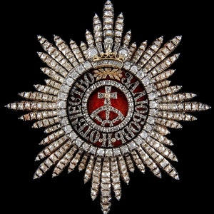 Edwardian American Diamond Handmade 18k Gold Plated Beautiful Royal Brooch, 30.25ct Diamond With Enamel, Purity 92.5 Sterling Silver Brooch