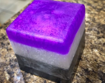 Ace PRIDE Soap [Cube] // LGBTQ+ Flag // Made to Order