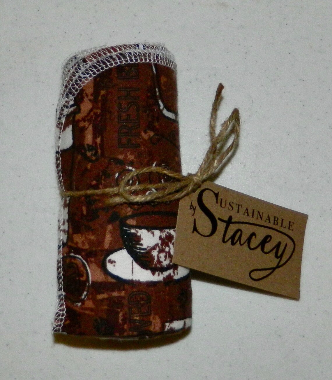 ESPRESSO Unpaper Towels 12 x 10 Cotton Flannel Etsy