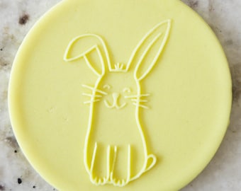 Süßer Hase POPup Prägung Keks Keks stempel Fondant Kuchen Dekoration i-Tüpfelchen Cupcakes Schablone Ostern