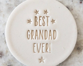 Beste opa ooit! Met sterren Cookie Biscuit stempel Fondant taart versieren Icing Cupcakes stencil vaderdag