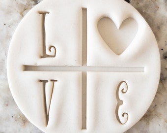 Cartas de amor con sello de galleta cruzada, decoración de pasteles, glaseado, plantilla para cupcakes, grabador en relieve, Día de San Valentín